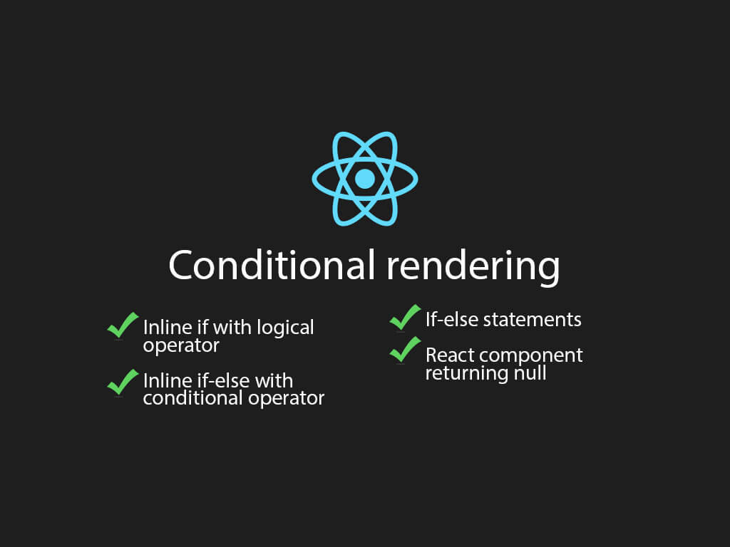 Conditional rendering methods