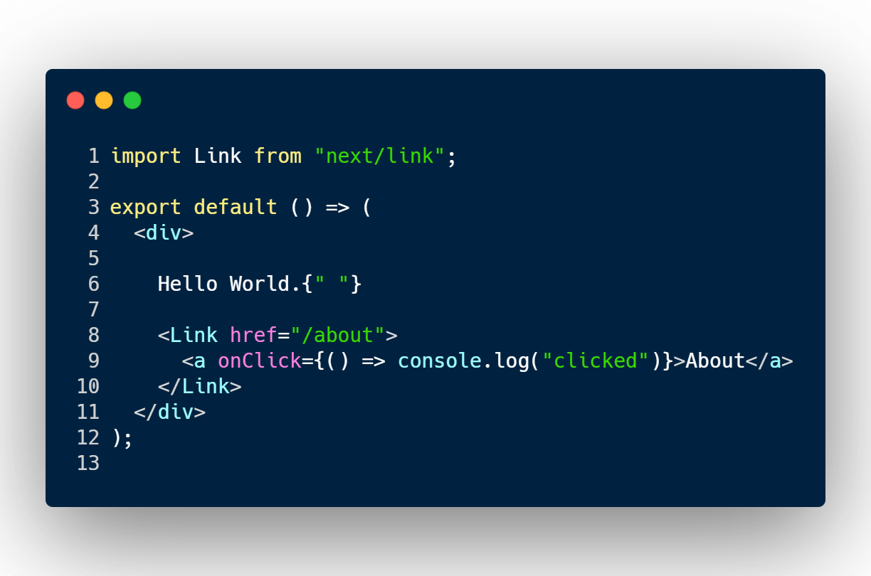 A guide to navigating with Next JS links